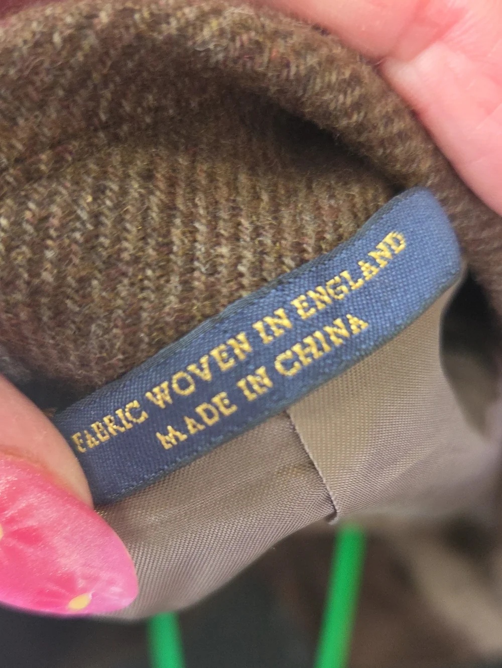 Brooks Brothers Sport Coat 1818 Madison Yorkshire Tweed Moon Wool Cashmere 39 R